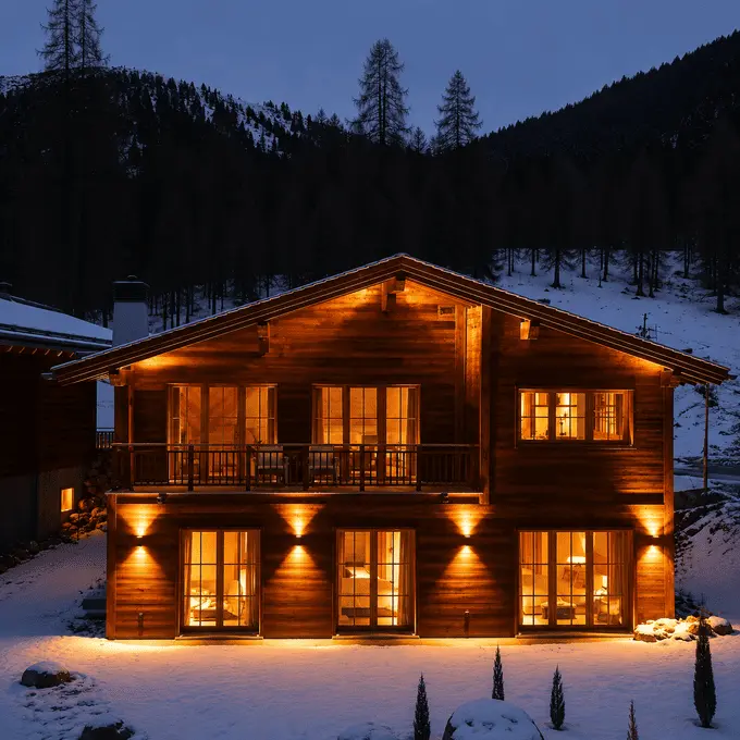 Modern three-story house